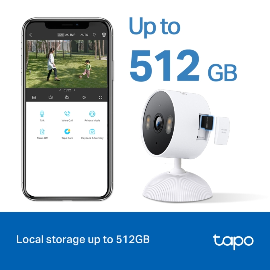 TP-Link - Išmanioji lauko kamera 3MP 5V Wi-Fi