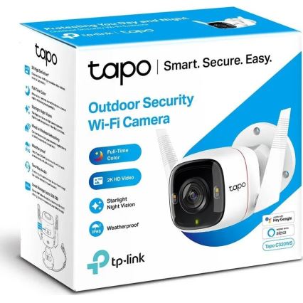 TP-Link - Išmanioji lauko kamera su jutikliu IP66 Wi-Fi
