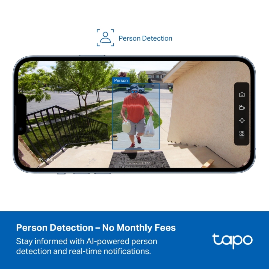 TP-Link - Išmanioji saulės kamera 5200 mAh 5V IP65 Wi-Fi