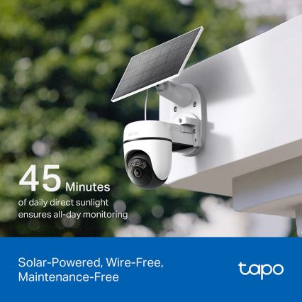 TP-Link - Išmanioji saulės kamera 5V IP65 Wi-Fi