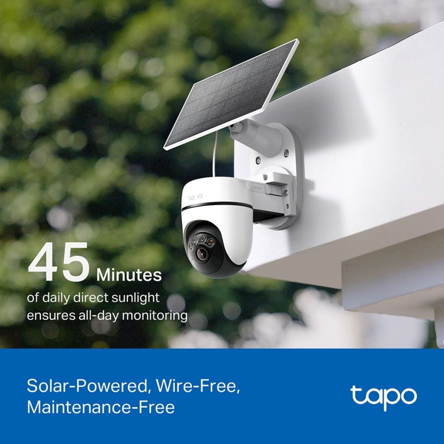 TP-Link - Išmanioji saulės kamera 5V IP65 Wi-Fi
