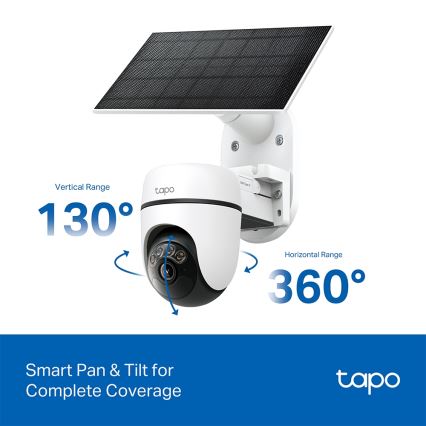 TP-Link - Išmanioji saulės kamera 5V IP65 Wi-Fi