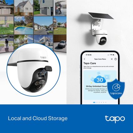 TP-Link - Išmanioji saulės kamera 5V IP65 Wi-Fi