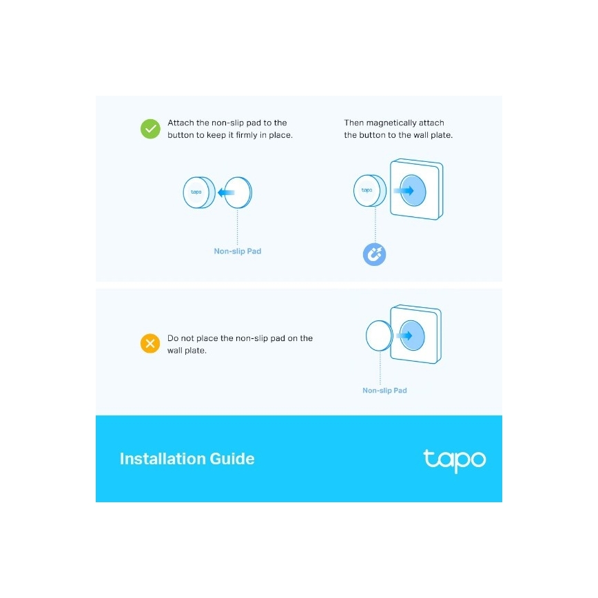 TP-Link - Išmanus jutiklinis dimeris 1xCR2032
