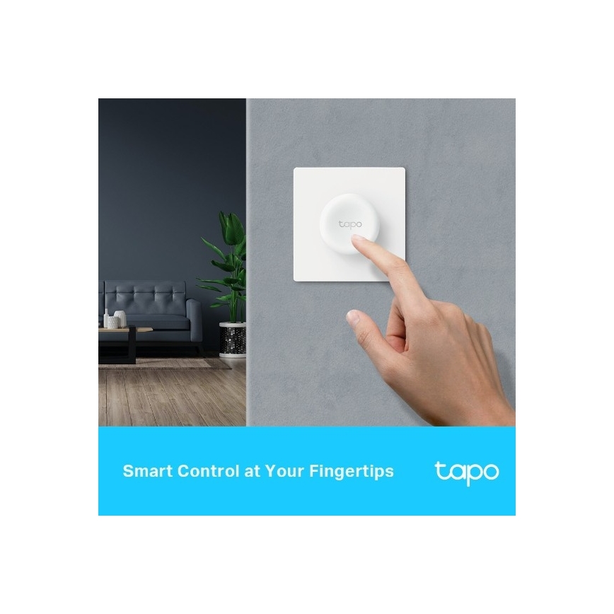 TP-Link - Išmanus jutiklinis dimeris 1xCR2032 Wi-Fi