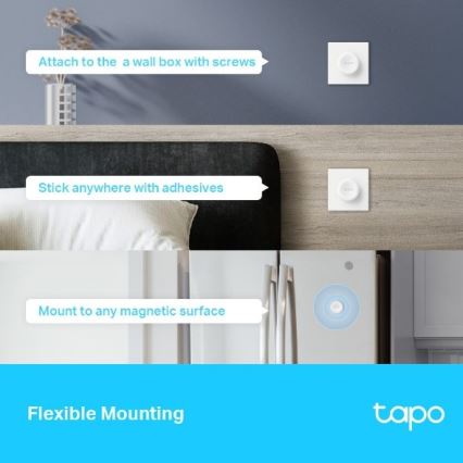 TP-Link - Išmanus jutiklinis dimeris 1xCR2032 Wi-Fi