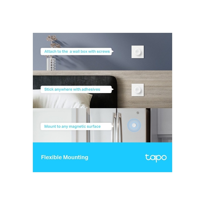 TP-Link - Išmanus jutiklinis dimeris 1xCR2032 Wi-Fi