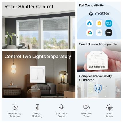 TP-Link - išmanus modulis jungikliui