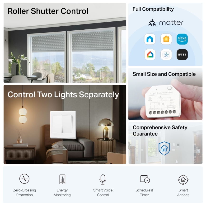 TP-Link - išmanus modulis jungikliui