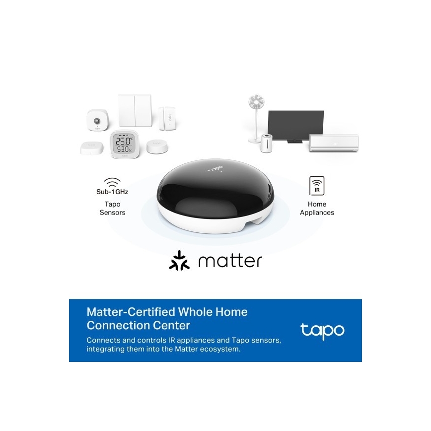 TP-Link - Išmanusis infraraudonųjų spindulių hub'as MATTER Wi-Fi