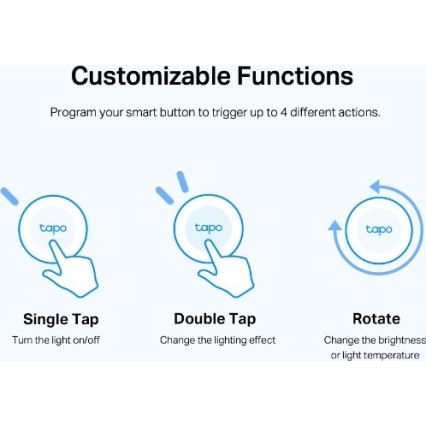 TP-Link - Išmanusis mygtukas 1xCR2032