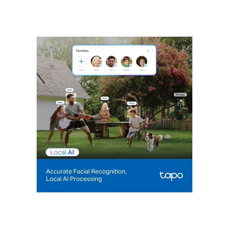 TP-Link - lauko kamera su judesio jutikliu IP66 Wi-Fi