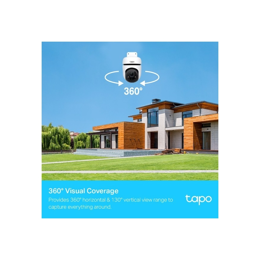 TP-Link - Lauko kamera su judesio jutikliu IP65 Wi-Fi