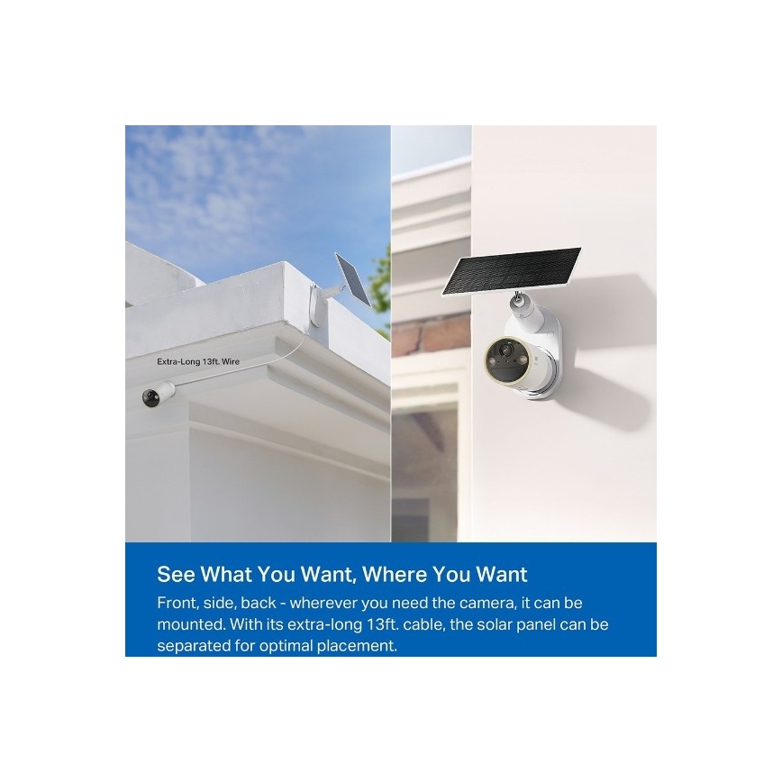 TP-Link - Lauko saulės kamera IP66 Wi-Fi