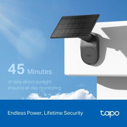 TP-Link - Lauko saulės kamera su judesio jutikliu, IP65, Wi-Fi