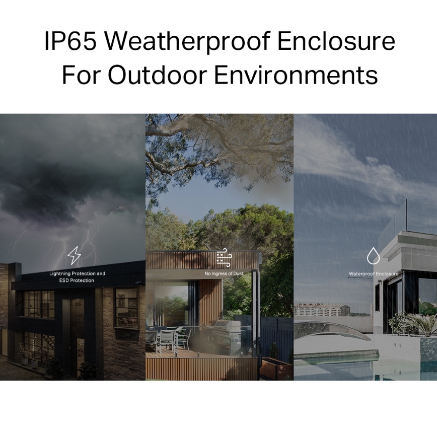 TP-Link - Lauko/vidaus mesh sistema su Wi-Fi 6