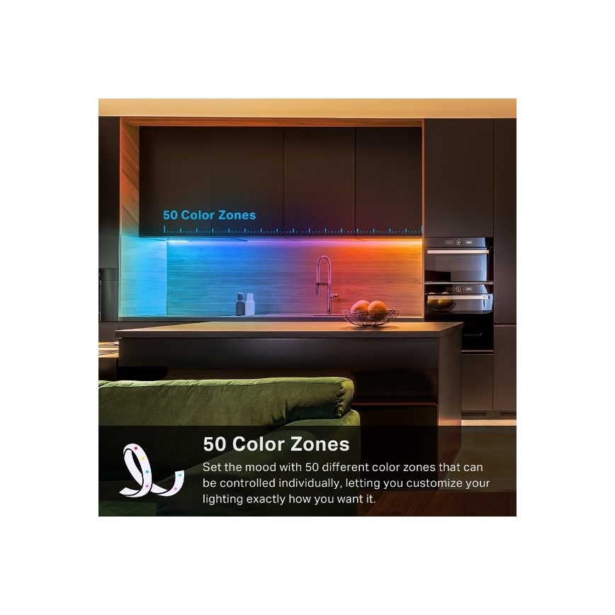 TP-Link - LED RGBW reguliuojama juosta 5 m LED/13W/230V Wi-Fi