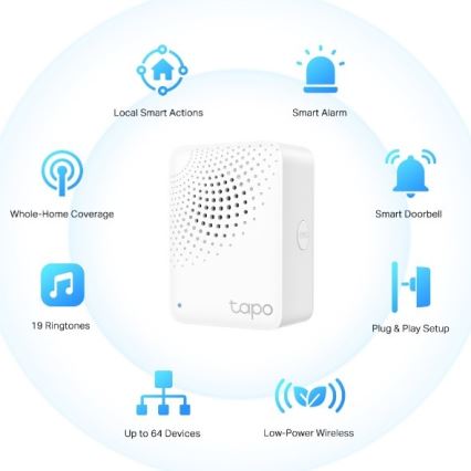 TP-Link - MATTER Wi-Fi išmanusis centras Tapo H100