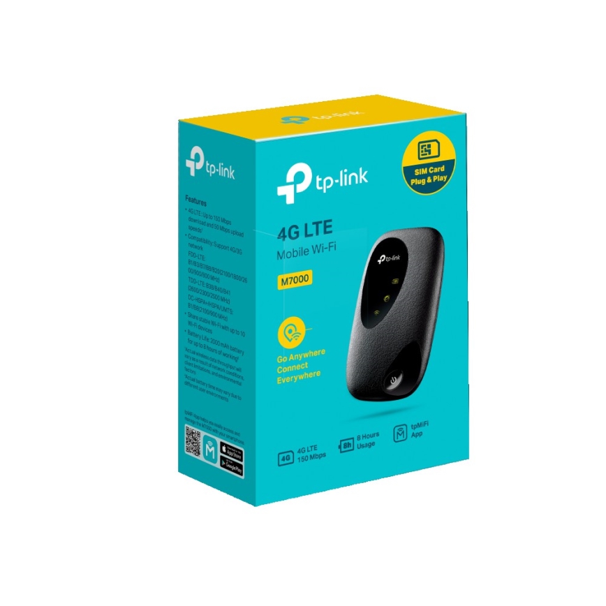 TP-Link - Mobilusis Wi-Fi 4G LTE M7000