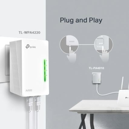 TP-Link - Powerline Wi-Fi pradinis rinkinys