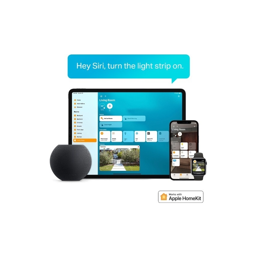 TP-Link - reguliuojama LED RGBW juosta 5 m LED/13W/230V Wi-Fi