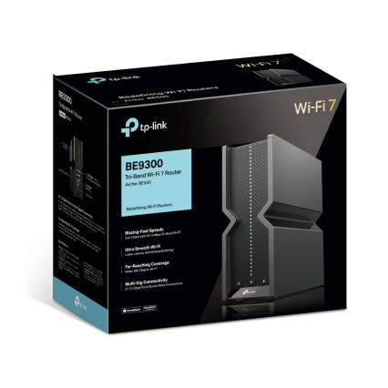 TP-Link - Trijų juostų Wi-Fi 7 maršrutizatorius Archer BE550