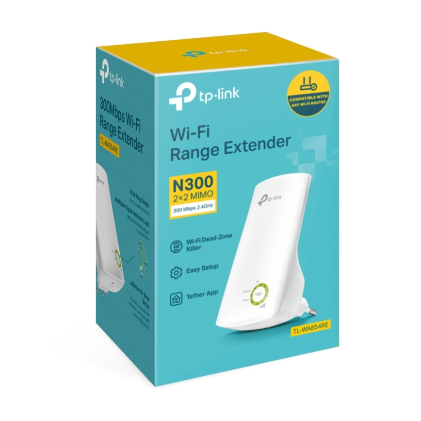 TP-Link - Vienos juostos Wi‑Fi 4 kartotuvas N300