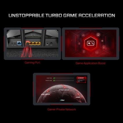 TP-Link - Žaidimų klasės dviejų juostų Wi-Fi 7 maršrutizatorius