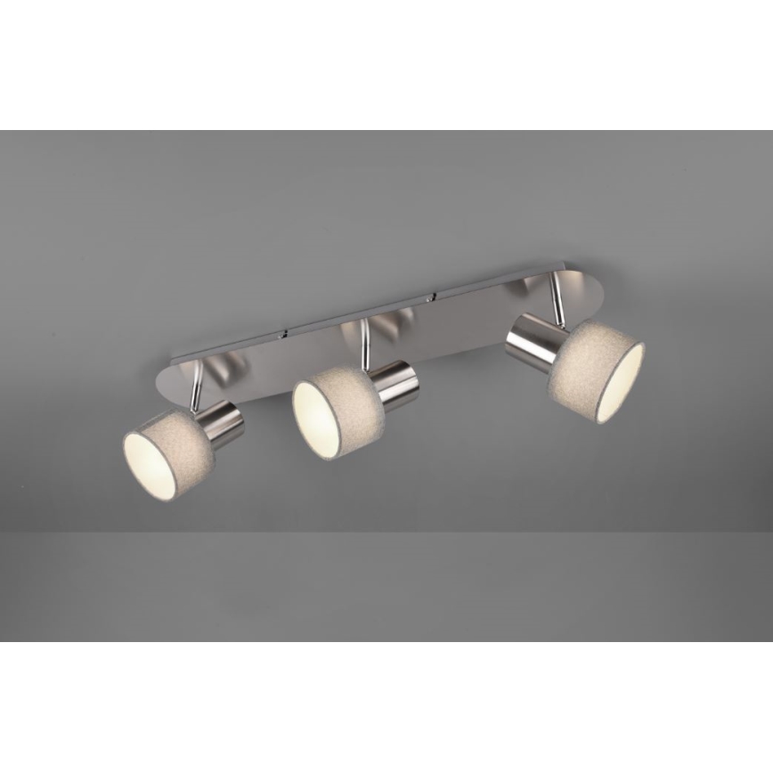 Trio - Akcentinis šviestuvas WAILER 3xGU10/5W/230V matinis chromas