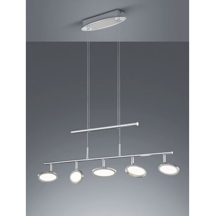 Trio - LED Pakabinamas sietynas DUELLANT 5xLED/4,3W/230V