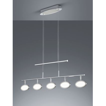 Trio - LED Pakabinamas sietynas DUELLANT 5xLED/4,3W/230V