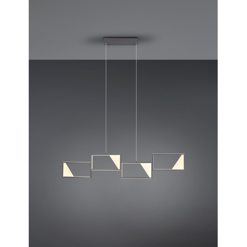 Trio - LED Reguliuojamas pakabinamas sietynas CAFU 4xLED/7W/230V