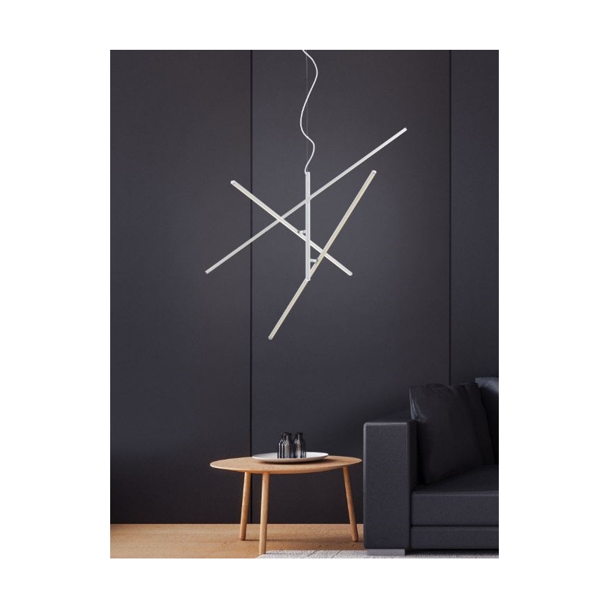 Trio - LED Reguliuojamas pakabinamas sietynas TIRIAC 3xLED/8,5W/230V baltas