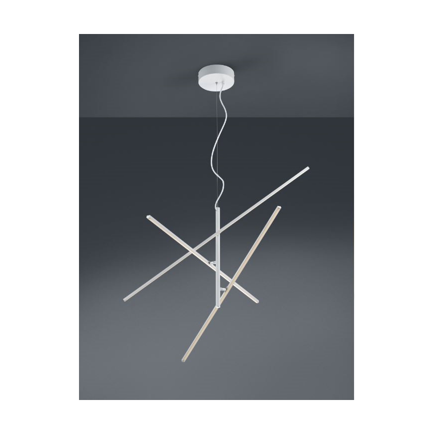 Trio - LED Reguliuojamas pakabinamas sietynas TIRIAC 3xLED/8,5W/230V baltas