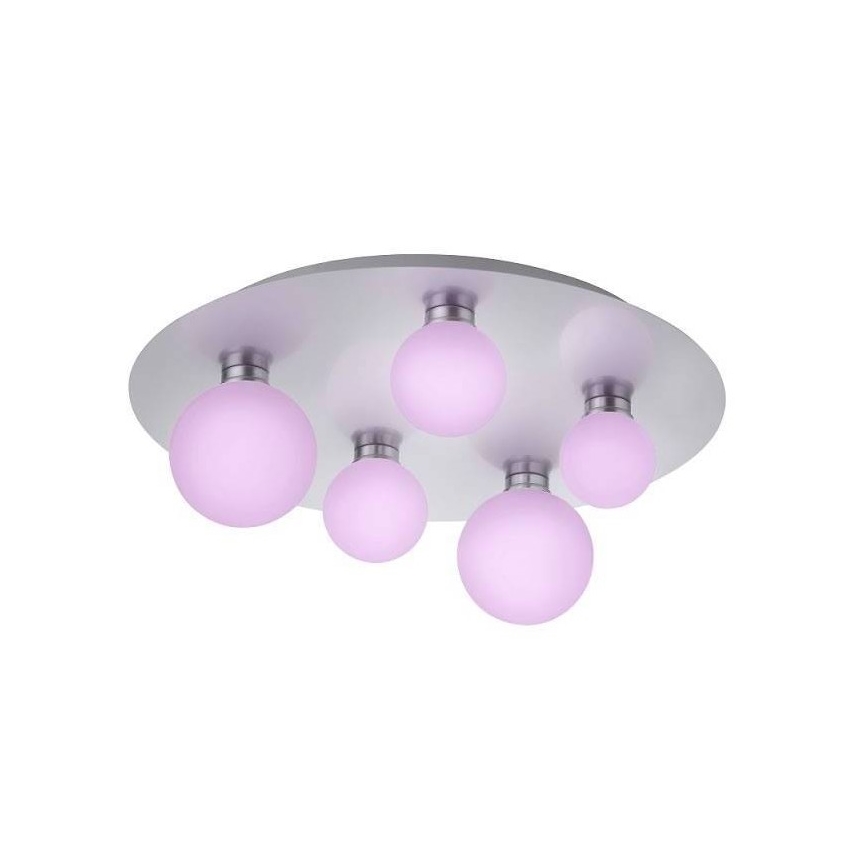 Trio - LED RGB Reguliuojamas lubinis šviestuvas DICAPO 5xLED/3W/230V 3000-5000K + valdymo pultas