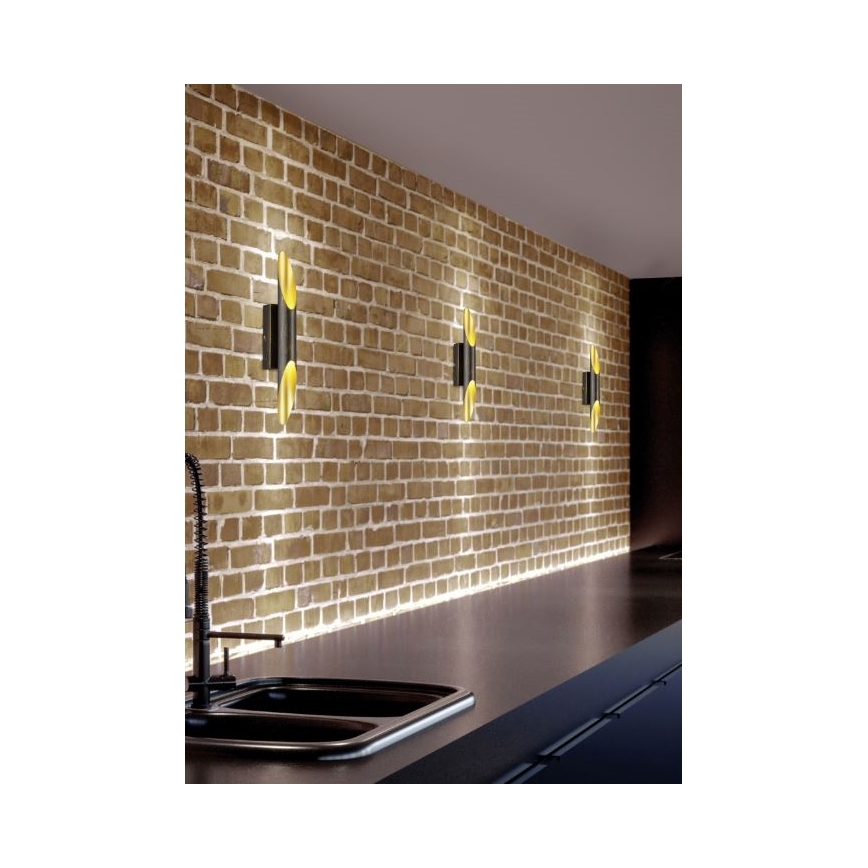 Trio - LED sieninis šviestuvas BOLERO 2xLED/3,1W/230V CRI 90 varinis