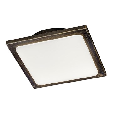 TRIO - Pritemdomas LED lubų šviestuvas DENVER LED/20W/230V patina