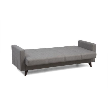 Trivietė išskleidžiama sofa KORFU, šviesiai pilka