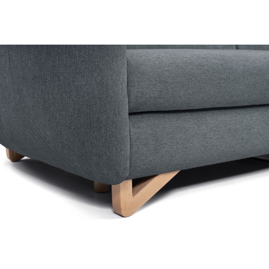 Trivietė sofa AVESTA antracitas
