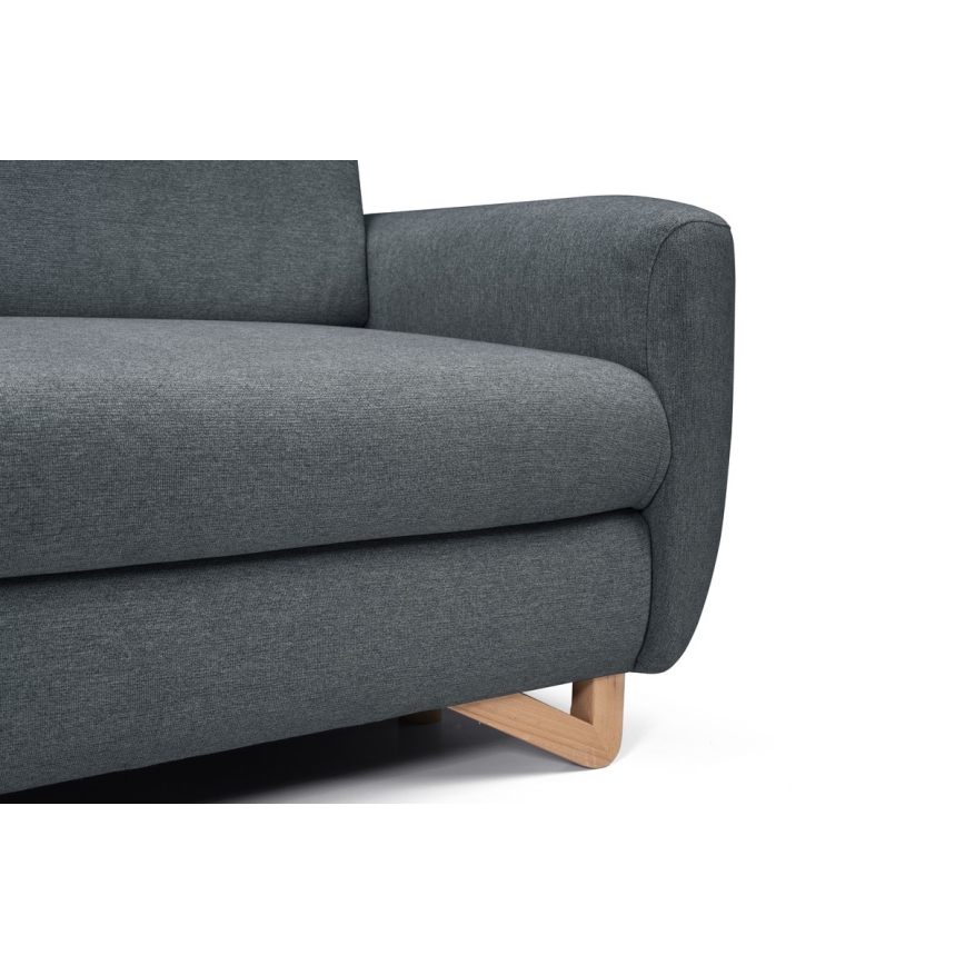 Trivietė sofa AVESTA antracitas
