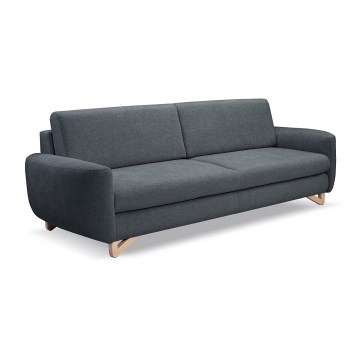 Trivietė sofa AVESTA antracito spalvos