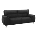Trivietė sofa LIVORNO juoda