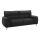 Trivietė sofa LIVORNO juoda