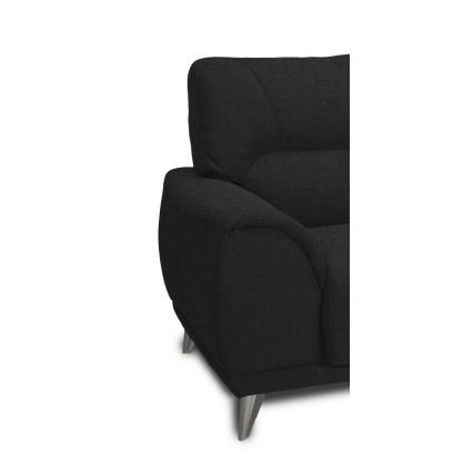 Trivietė sofa LIVORNO juoda