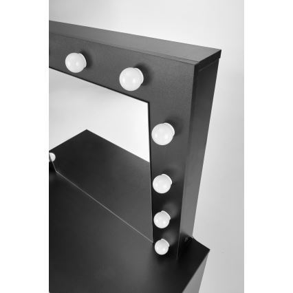 Tualetinis staliukas AMORIO 94x43 cm juodas