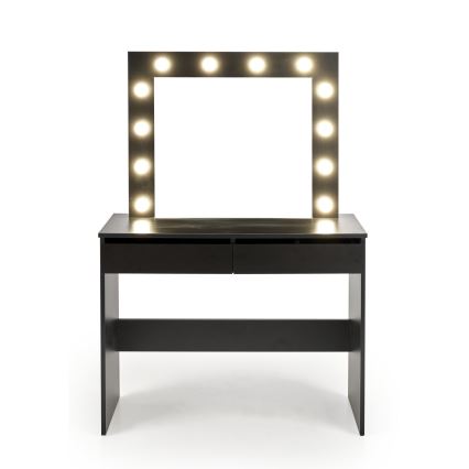 Tualetinis staliukas AMORIO 94x43 cm juodas