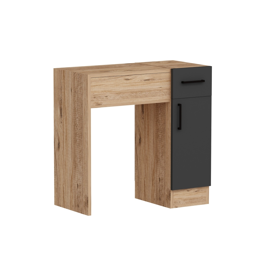 Tualetinis staliukas INCI 108,8x77 cm Atlanto pušis/antracitas