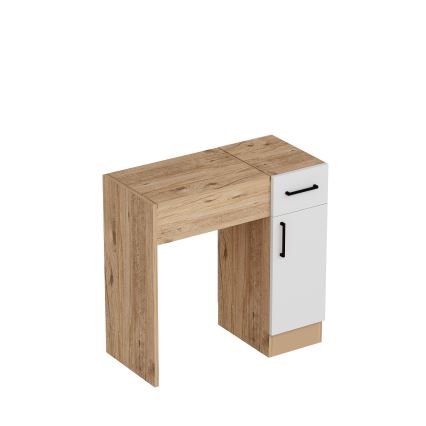 Tualetinis staliukas INCI 108,8x77 cm Atlanto pušis/balta