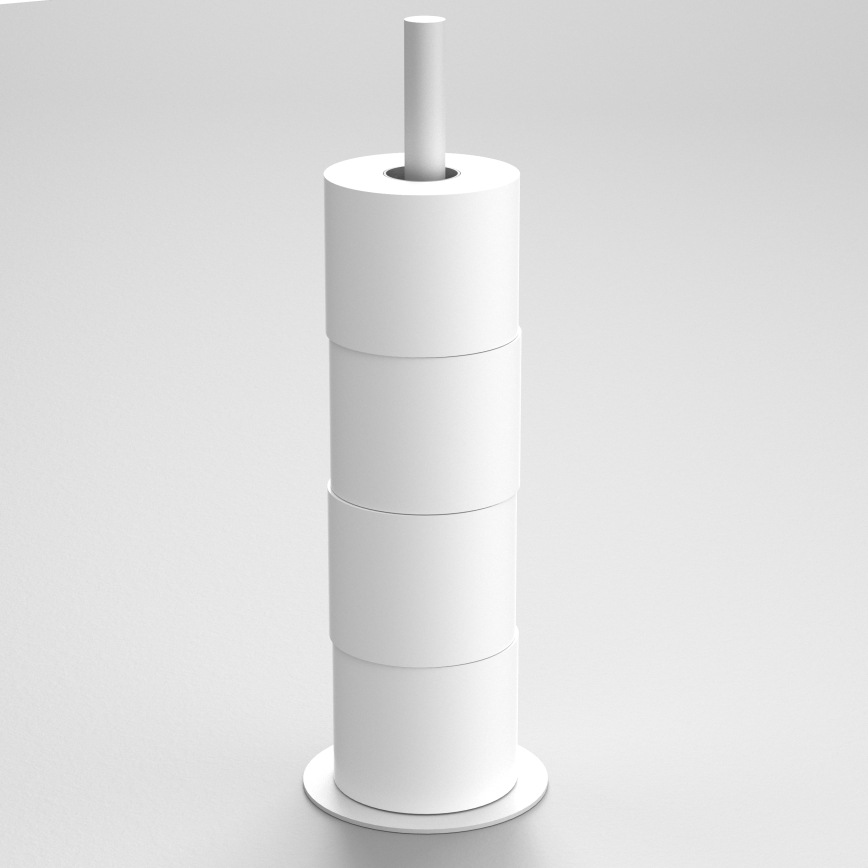 Tualeto popieriaus laikiklis 51 cm baltas