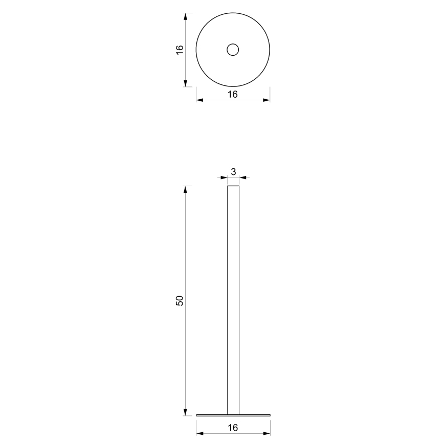 Tualeto popieriaus laikiklis 51 cm baltas
